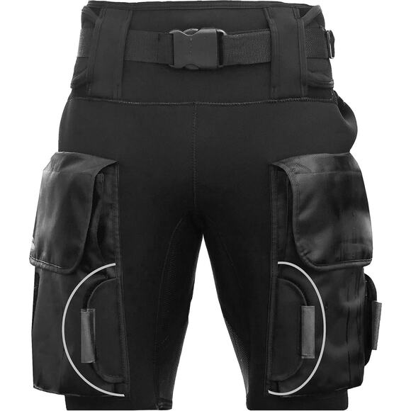 Unbranded Other - Kinno Scuba Neoprene Wetsuit Short 3mm Scuba Diving Tech Pants with 2 Large Cap